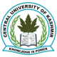 CENTRAL UNIVERSITY OF KASHMIR